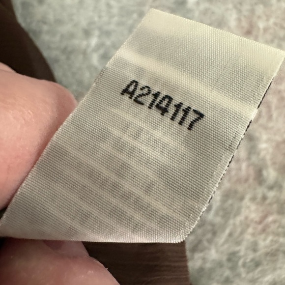 Linea By Louis Dell'Olio Brown Sheer Button-Up Blouse & Tank Set L - Picture 14 of 16